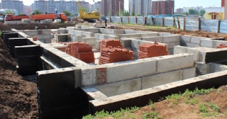 Фундаменты промышленных зданий в Новокубанске цена от 24365 руб. - заказать строительство фундамента промздания под стальные колонны